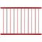 Safety fence panel | Fence panel | Center spacing: 1500 mm | hot-dip galvanizedand red coated